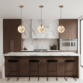 Harvest Alabaster Pendant Lamp-Neutral Decor