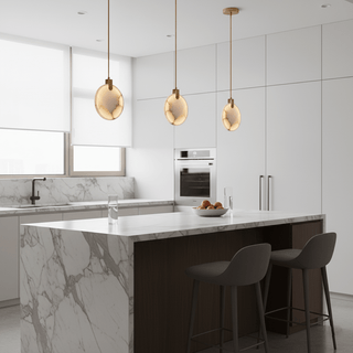 Harvest Alabaster Pendant Lamp-Neutral Decor
