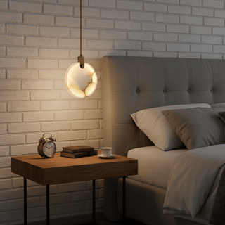 Harvest Alabaster Pendant Lamp-Neutral Decor