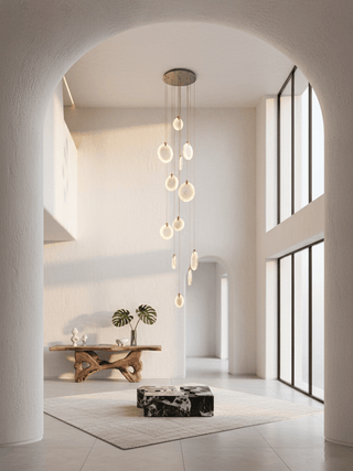 Harvest Alabaster Pendant Lamp-Neutral Decor