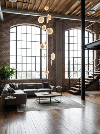 Harvest Alabaster Pendant Lamp-Neutral Decor