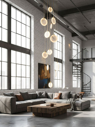 Harvest Alabaster Pendant Lamp-Neutral Decor