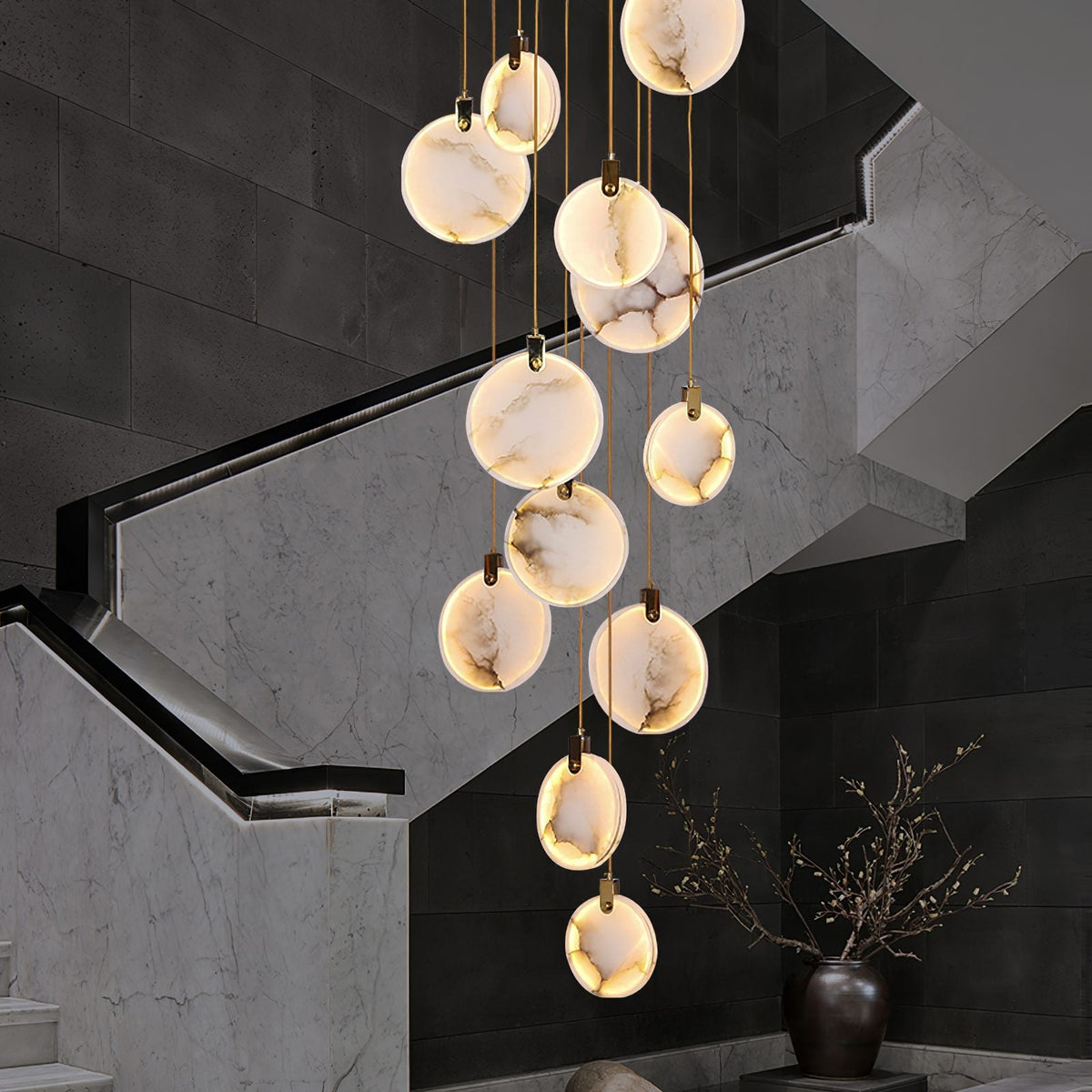 Harvest Alabaster Pendant Lamp-Neutral Decor