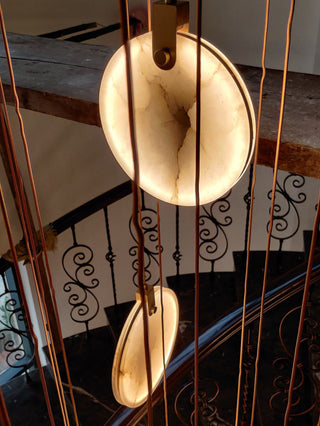 Harvest Alabaster Pendant Lamp-Neutral Decor