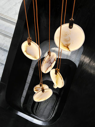 Harvest Alabaster Pendant Lamp-Neutral Decor