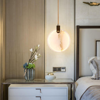 Harvest Alabaster Pendant Lamp-Neutral Decor