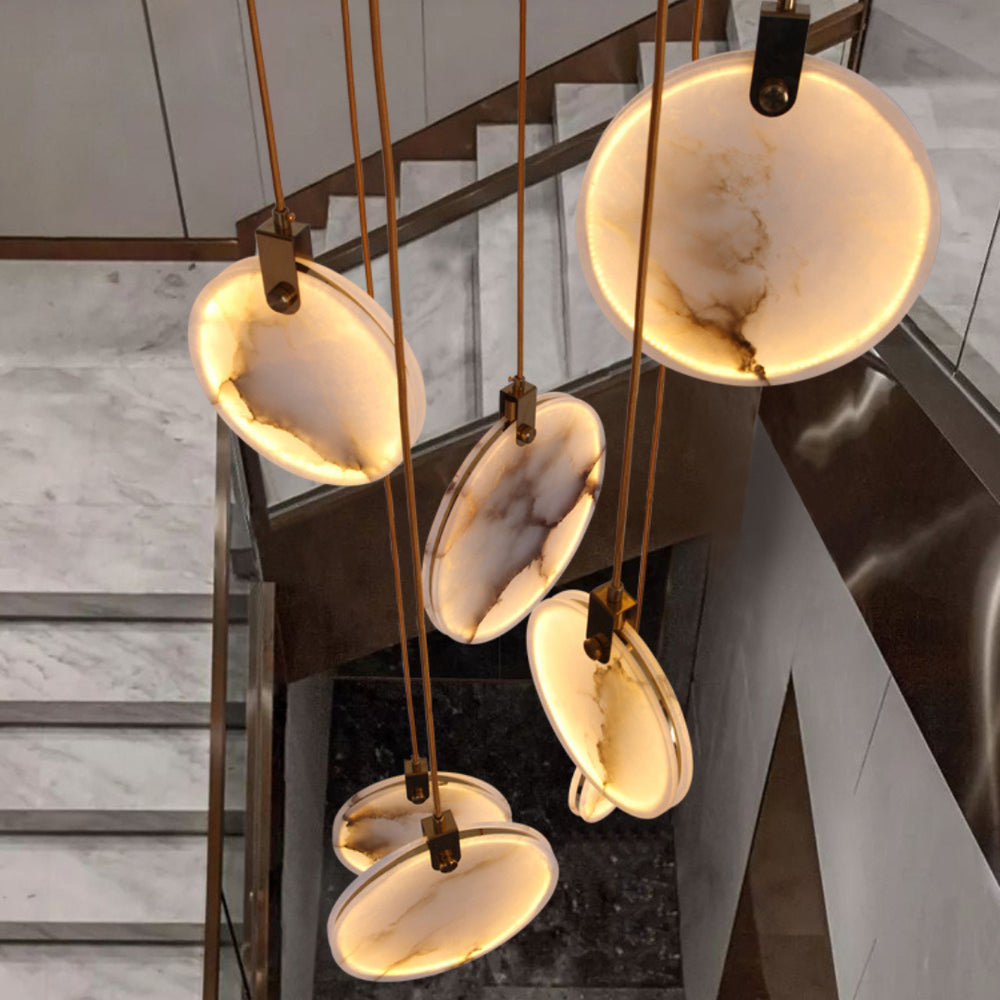 Harvest Alabaster Pendant Lamp-Neutral Decor