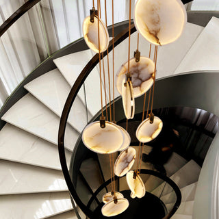 Harvest Alabaster Pendant Lamp-Neutral Decor