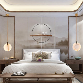 Harvest Alabaster Pendant Lamp-Neutral Decor