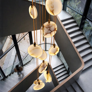 Harvest Alabaster Pendant Lamp-Neutral Decor