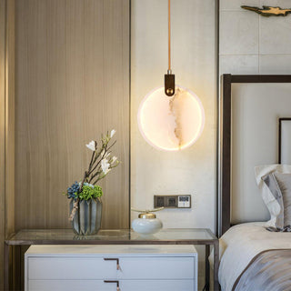 Harvest Alabaster Pendant Lamp-Neutral Decor