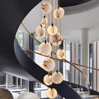 Harvest Alabaster Pendant Lamp-Neutral Decor