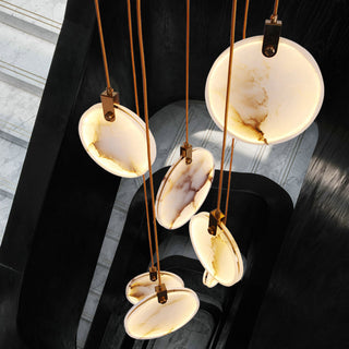 Harvest Alabaster Pendant Lamp-Neutral Decor