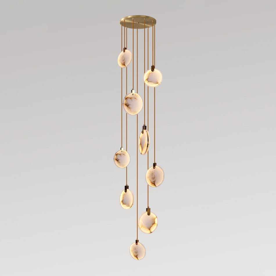 Harvest Alabaster Pendant Lamp-Neutral Decor