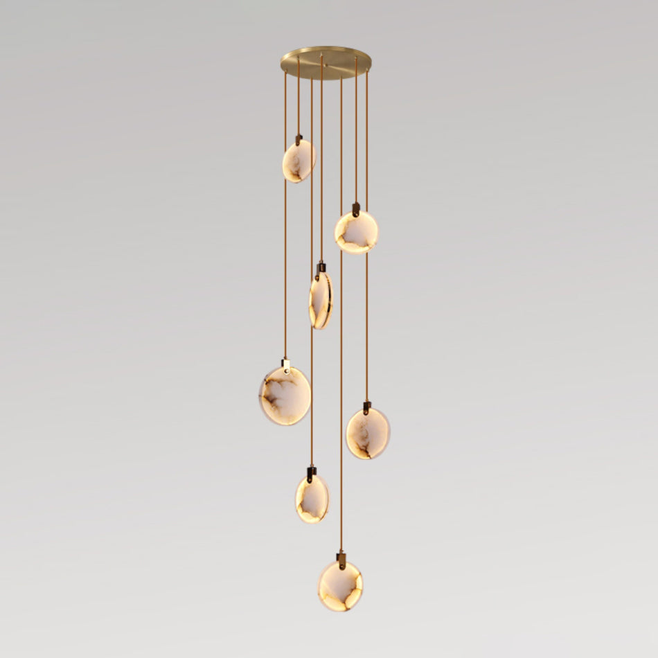 Harvest Alabaster Pendant Lamp-Neutral Decor