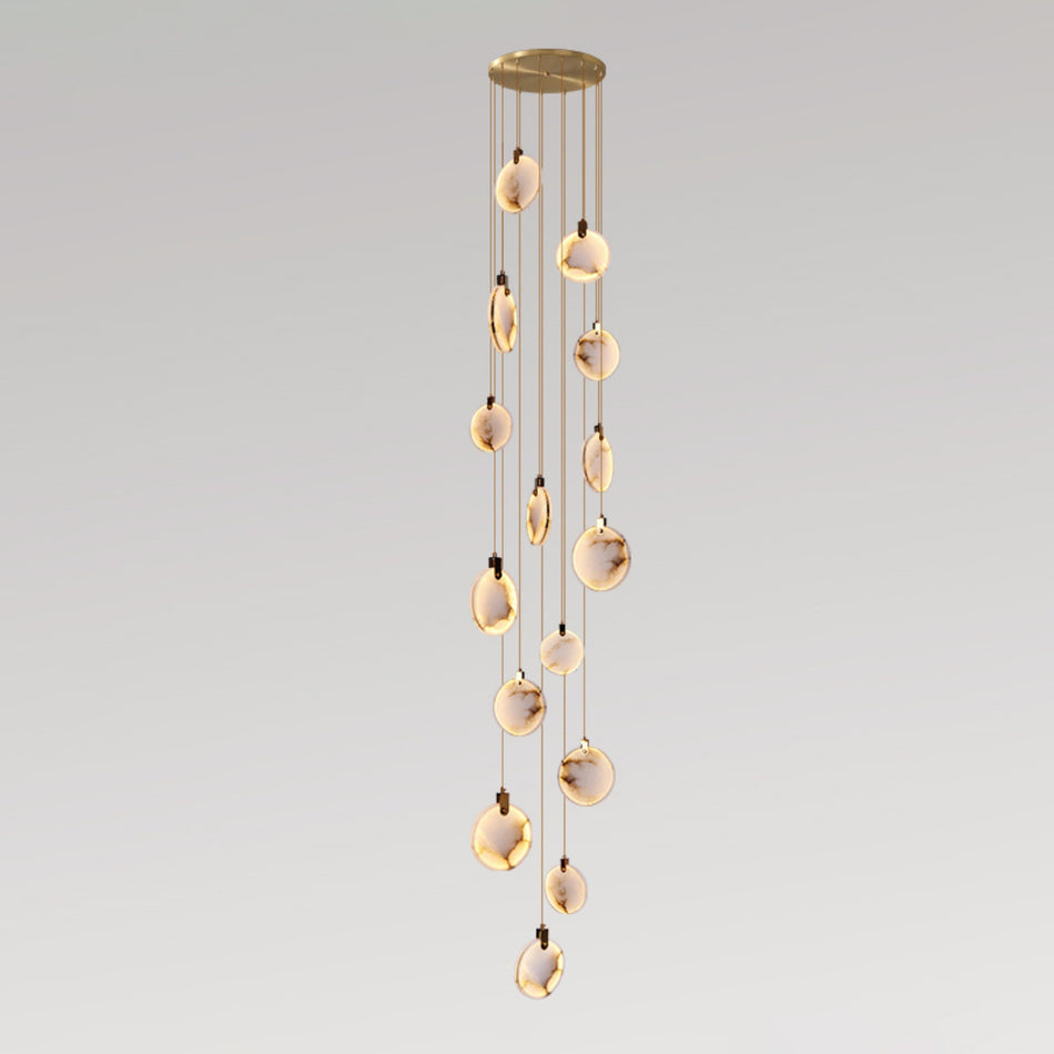 Harvest Alabaster Pendant Lamp-Neutral Decor