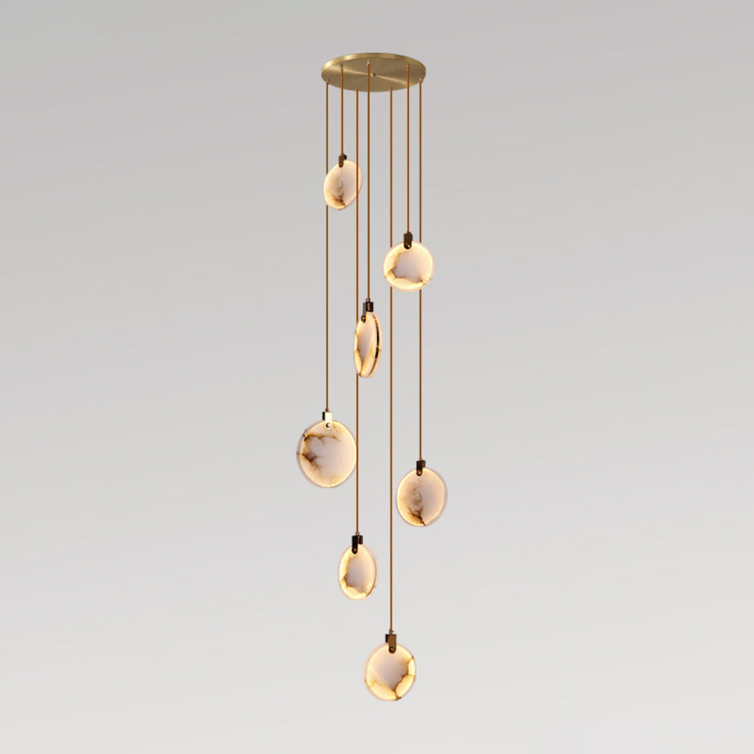 Harvest Alabaster Pendant Lamp-Neutral Decor