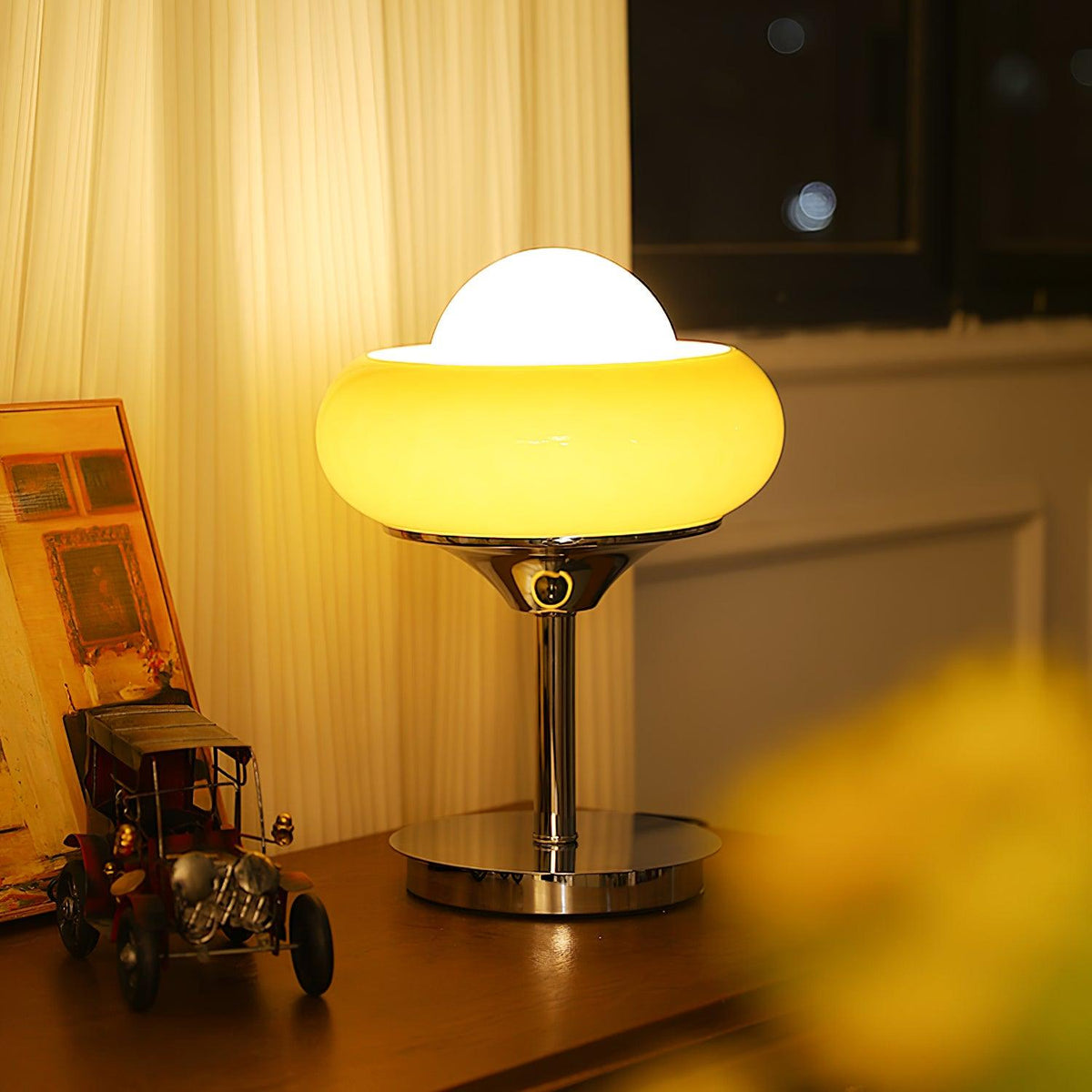 Solise Lampe de Table en Verre Rétro Vintage