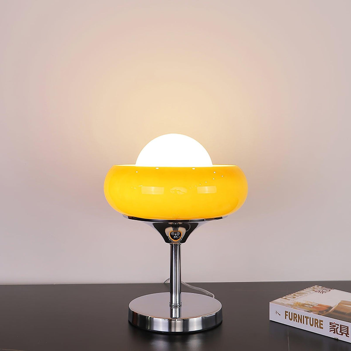 Solise Lampe de Table en Verre Rétro Vintage