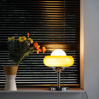 Solise Lampe de Table en Verre Rétro Vintage