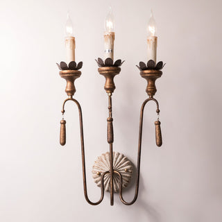 Avelaris Lampe Murale Vintage Industrielle en Bois et Métal