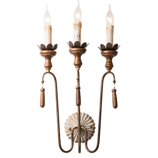 Avelaris Lampe Murale Vintage Industrielle en Bois et Métal