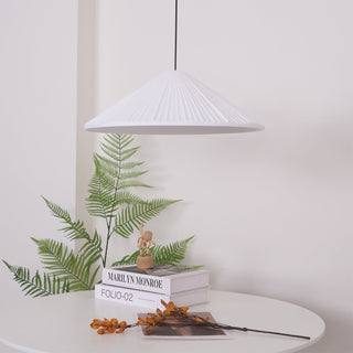 Cone Lampe Suspendue Minimaliste en Résine Chapeau