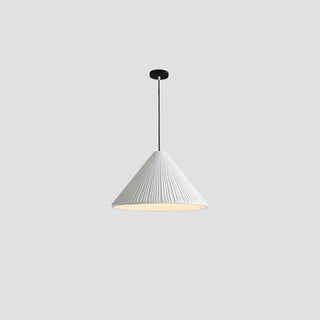 Cone Lampe Suspendue Minimaliste en Résine Chapeau