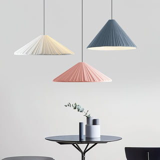 Cone Lampe Suspendue Minimaliste en Résine Chapeau