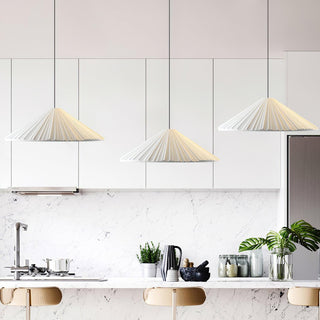 Cone Lampe Suspendue Minimaliste en Résine Chapeau