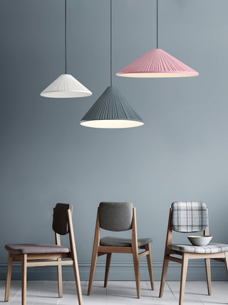 Cone Lampe Suspendue Minimaliste en Résine Chapeau