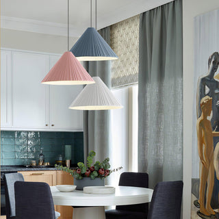 Cone Lampe Suspendue Minimaliste en Résine Chapeau