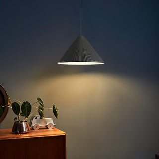 Cone Lampe Suspendue Minimaliste en Résine Chapeau