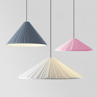 Cone Lampe Suspendue Minimaliste en Résine Chapeau