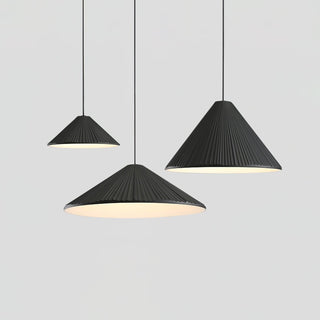 Cone Lampe Suspendue Minimaliste en Résine Chapeau