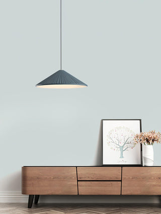 Cone Lampe Suspendue Minimaliste en Résine Chapeau