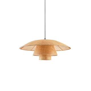 Orvellace Rotin Vintage Pendentif Lampe