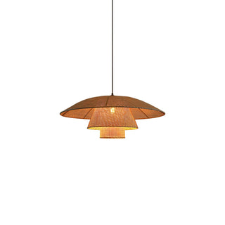 Orvellace Rotin Vintage Pendentif Lampe