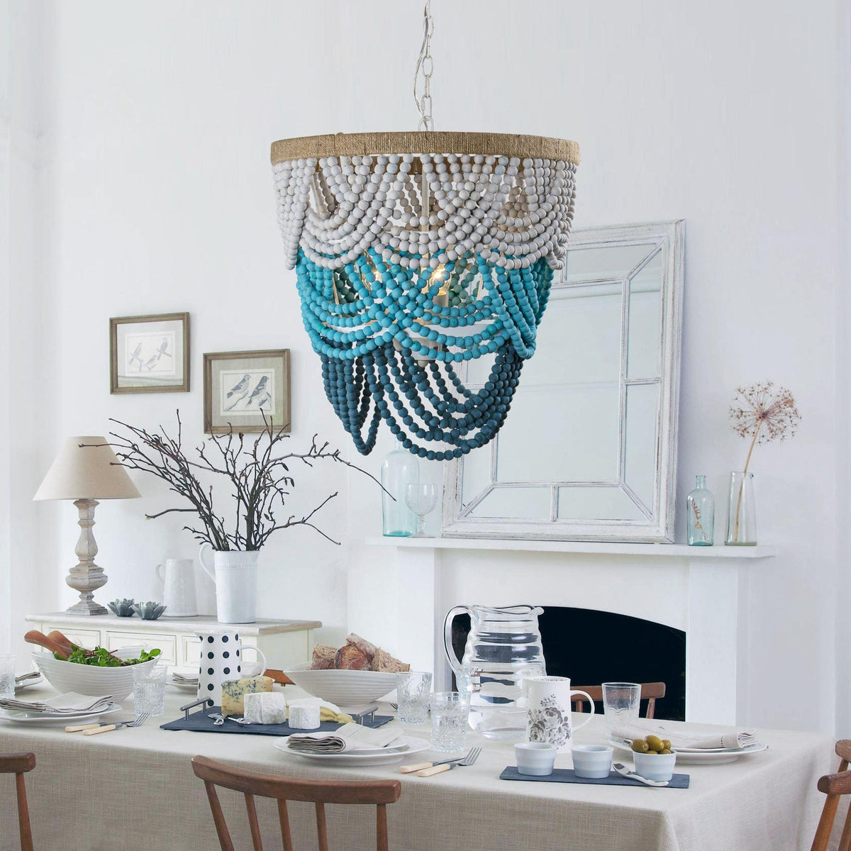 Alshaila Lustre Postmoderne Ee Luxe Bois Métal