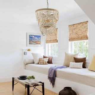 Alshaila Lustre Postmoderne Ee Luxe Bois Métal