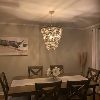 Alshaila Lustre Postmoderne Ee Luxe Bois Métal
