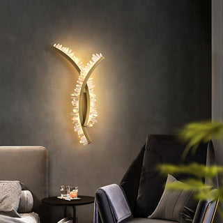 Prairie Lampe Murale en Cristal Art Nordique Premium-Luire