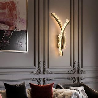 Prairie Lampe Murale en Cristal Art Nordique Premium-Luire