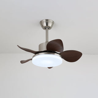 Plafonnier Ventilateur Kaelen en Bois