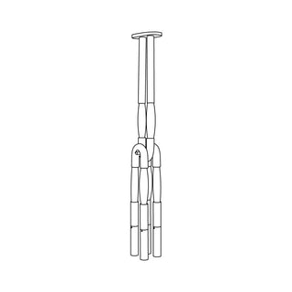 Cacarir Suspension Traditionnelle Art Métal Noir