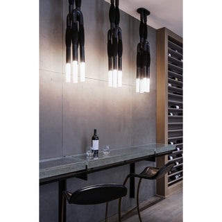 Cacarir Suspension Traditionnelle Art Métal Noir