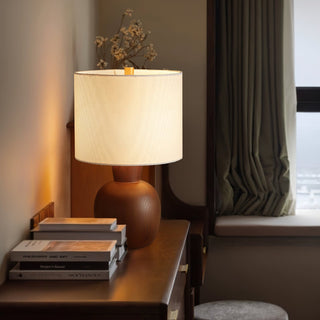 Joan Lampe de Table Minimaliste en Bois