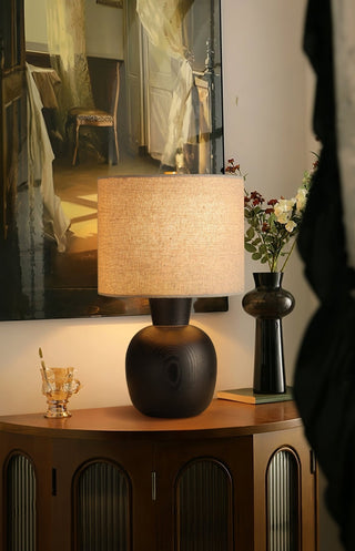 Joan Lampe de Table Minimaliste en Bois