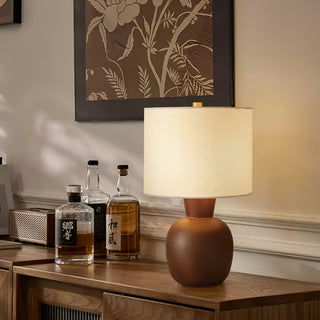 Joan Lampe de Table Minimaliste en Bois
