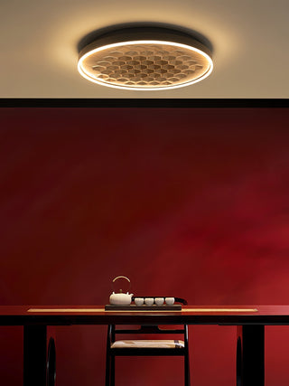Cevynira Texturé Bronze Applique Plafond